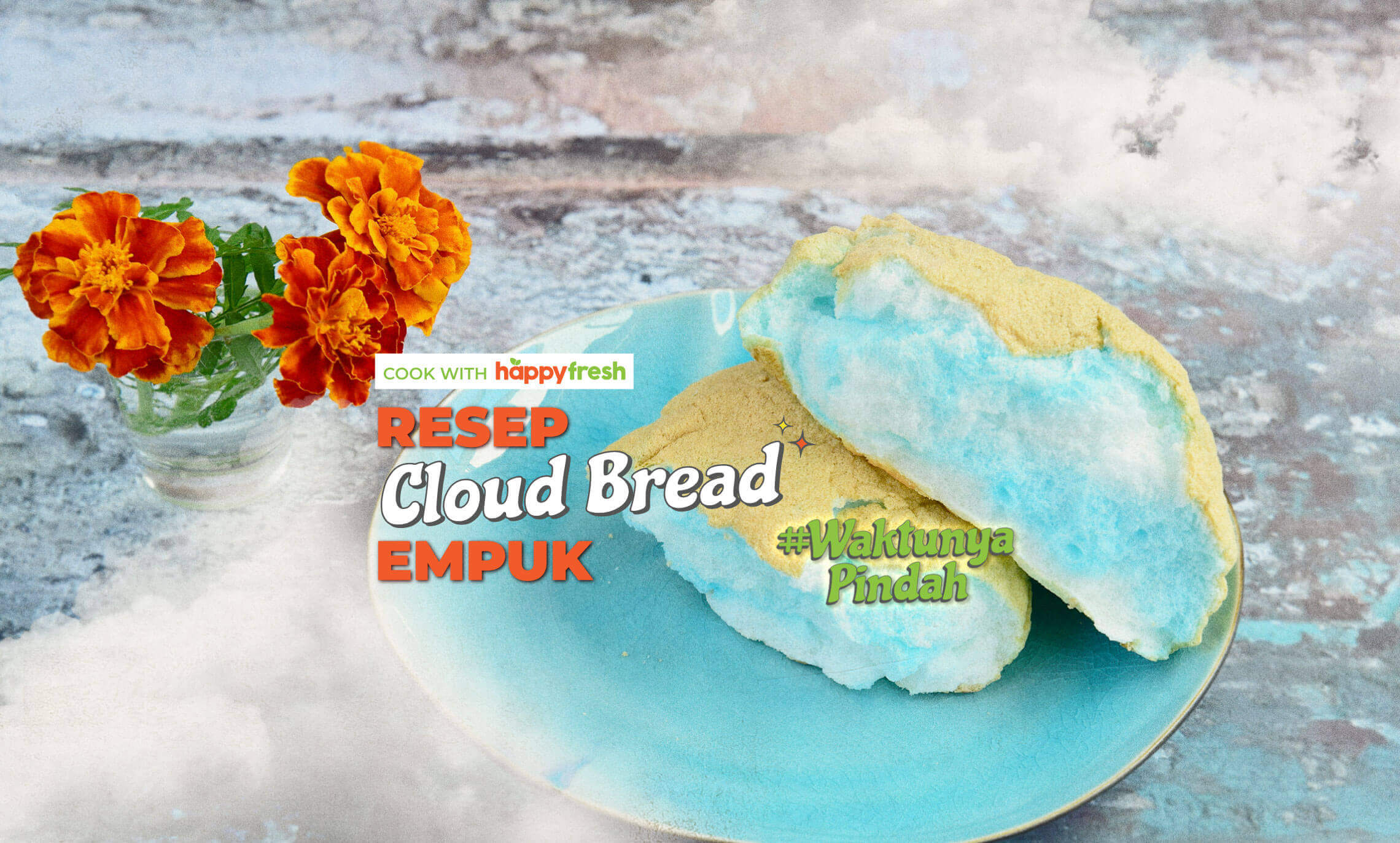 Resep Cloud Bread, Roti Awan yang Bikinnya Nggak Ribet!